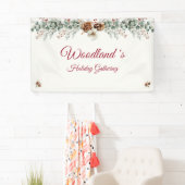 Woodland's Customizable Christmas Banner 横断幕 (インサイチュ)