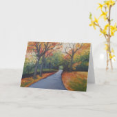 Woodlawnの挨拶状の秋 カード (黄色い花)