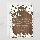 Woodpanelの永久に愛鳥 招待状 (正面)