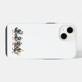 woodpeckerかわいいベビー鳥iPhone 14タフケース， Gl iPhoneケース (裏面横)