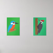 Woodpecker and Kingfisher (正面)