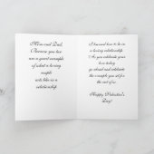 Woodpecker Beside Heart-Shaped Tree Hole カード (内部)