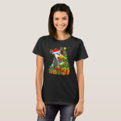 Woodpecker Bird  Xmas Holiday Woodpecker Christmas Tシャツ (正面フル)