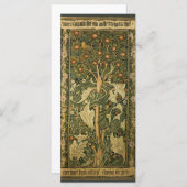 Woodpecker by William Morris、ヴィンテージ・テキスタイル・アート (正面/裏面)