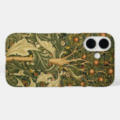 Woodpecker by William Morris、ヴィンテージ・テキスタイル・アート Case-Mate iPhoneケース (裏面 (横))