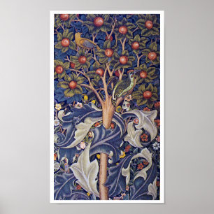 Woodpecker, William Morris ポスター