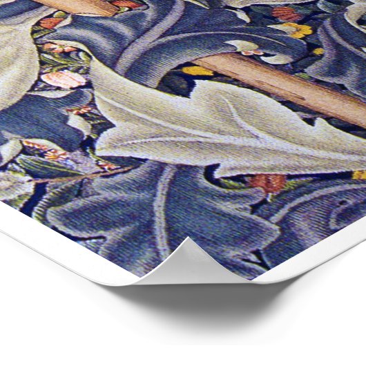 Woodpecker, William Morris ポスター (角)
