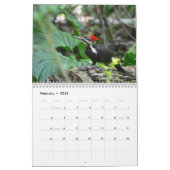 Woodpeckers Calendar カレンダー (2月 2026)