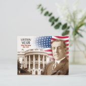 Woodrow Wilson - 28th President of the US ポストカード (スタンド正面)