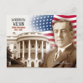 Woodrow Wilson - 28th President of the US ポストカード (正面)