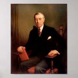 Woodrow Wilson Presidential Portrait ポスター