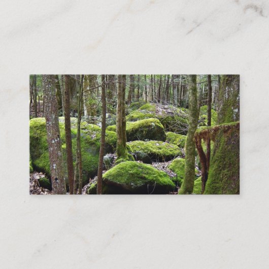 Woods名刺を歩く 名刺 (正面)