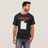 Woods Cross Utah USA State America Travel Utahan Tシャツ (正面フル)