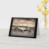 Woods Greeting Cardにアクセス カード (黄色い花)