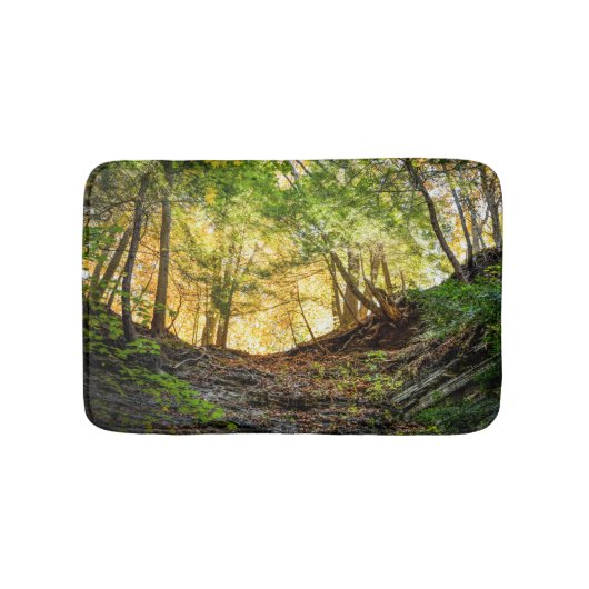 Woods Sunset Nature Bath Mat バスマット (正面)