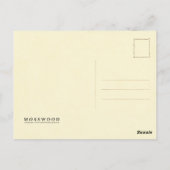 Woodsiaのシダ ポストカード (裏面)