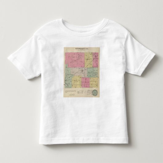 Woodson郡、カンザス トドラーTシャツ (正面)