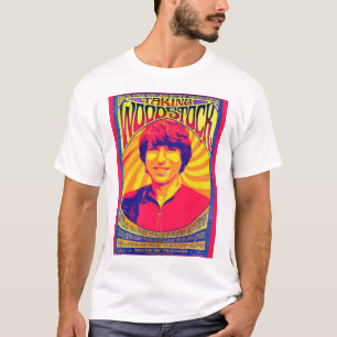 Woodstockに黒いティーを取ります Tシャツ