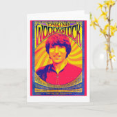 Woodstockの挨拶状の取得 カード (黄色い花)