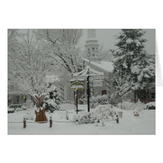 WoodstockのNYの町の広場