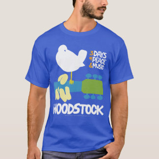 Woodstock 3 Days of Peace and Music Poster gift gi Tシャツ