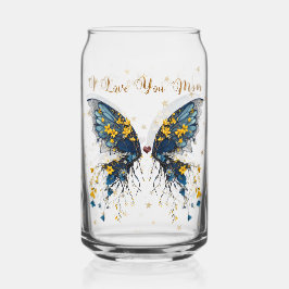 Woodsy Butterfly Can Glass ガラス缶