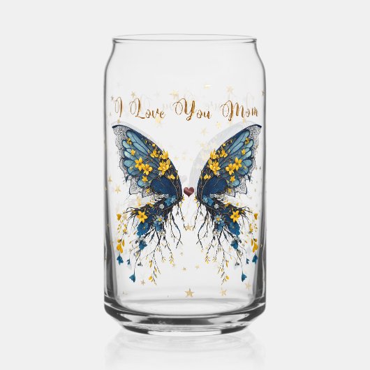 Woodsy Butterfly Can Glass ガラス缶 (裏面)