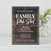 Woodsy & Family素朴フォトシュート 招待状 (スタンド正面)