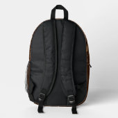 Woodsy 'TREE Bark' Backpack プリントバックパック (裏面)