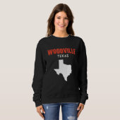 Woodville Texas USA State America Travel Texas スウェットシャツ (正面フル)