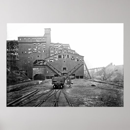 Woodward Coal Breaker Kingston Pa. Poster ポスター (正面)
