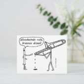 Woodwinds Rule、Brasses Drool ポストカード (スタンド正面)