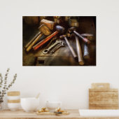 Woodworker – ハンマーのコレクション ポスター (キッチン)