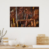 Woodworker – 古いツール ポスター (キッチン)