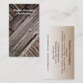 Woodworker 名刺 (正面/裏面)