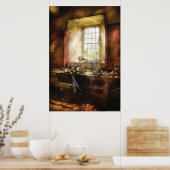 Woodworker – 多くの古いツール ポスター (キッチン)