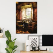 Woodworker – 多くの古いツール ポスター (ホームオフィス)