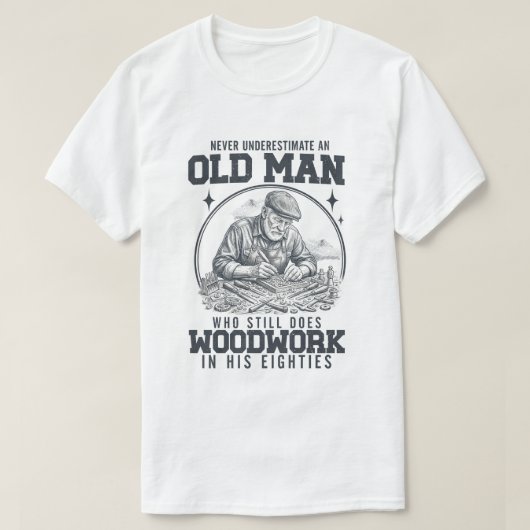 Woodworker Daily Commute Coffee – Funny Carpenter  Tシャツ (デザイン正面)