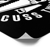 Woodworker Funny Woodworking Quote Measure Once Cu ポスター (角)