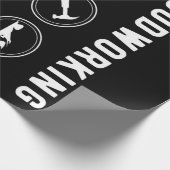 Woodworkingのアプリなし ラッピングペーパー (角)