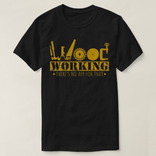 Woodworking おもしろい Contractor Builderの場合 Tシャツ (デザイン正面)