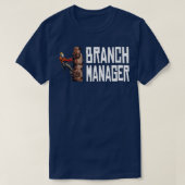 Woodworking Branch Manager Lumberjack Tシャツ (デザイン正面)