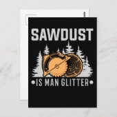 Woodworking Carpenter Dad Craftsman Funny ポストカード (正面/裏面)
