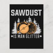 Woodworking Carpenter Dad Craftsman Funny ポストカード (正面)