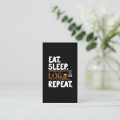 Woodworking Foresterおもしろい引用文森林伐採者 名刺 (スタンド正面)