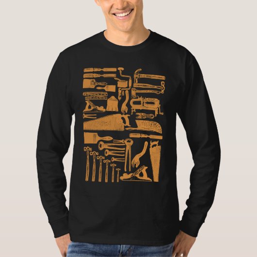 Woodworking tools and accessories tシャツ (正面)