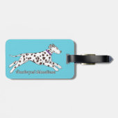Woodwynd Dalmatians black & liver ラゲッジタグ (裏面横)