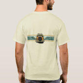 Woodyのウェーブバンドメンズティー Tシャツ (裏面)