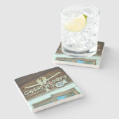 Woody大尉のHilton Head Islandのコースター ストーンコースター (横)