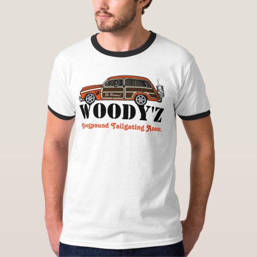 WoodyZの茶色 Tシャツ (正面)
